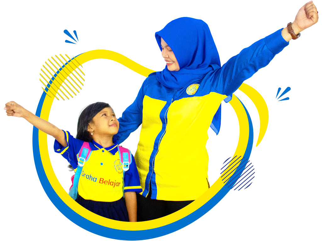 Murid dan Tutor PAUD Graha Belajar